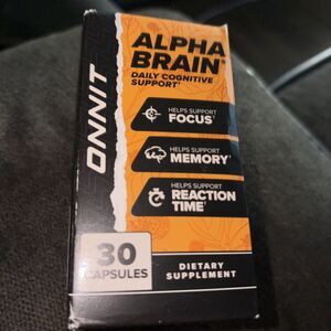 ONNIT Alpha Brain Nootropic Brain Supplement 30ct